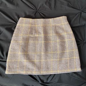 Plaid skirt